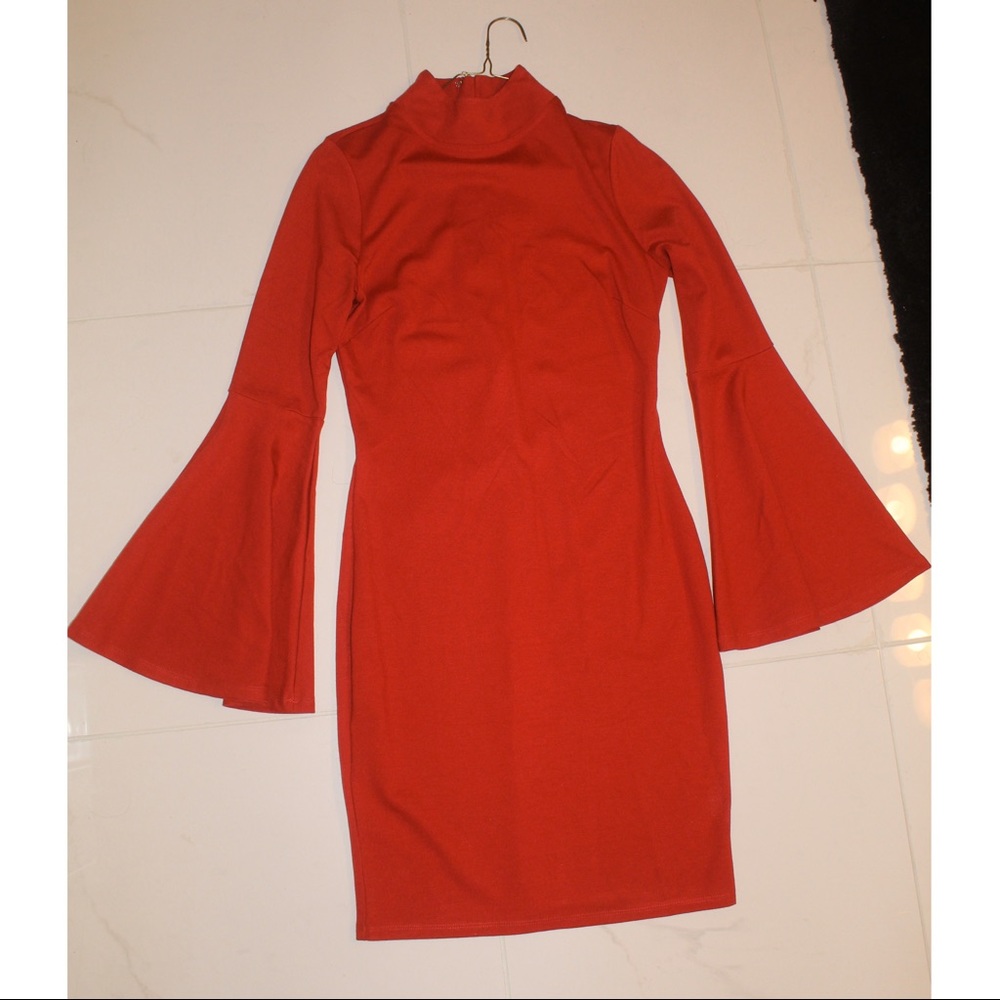Venus Red Bodycon Cocktail Dress